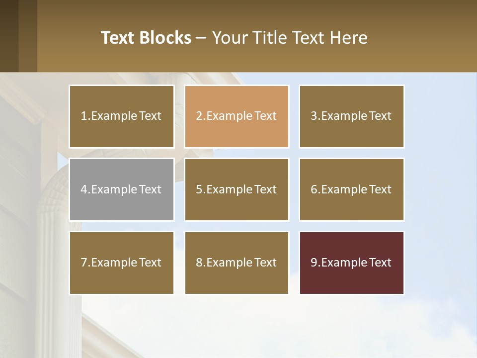 Overhang Flow Drain PowerPoint Template