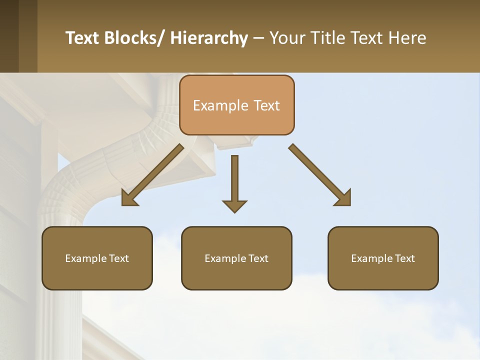 Overhang Flow Drain PowerPoint Template