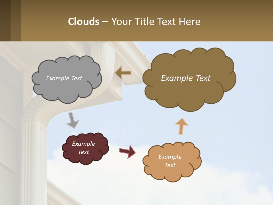 Overhang Flow Drain PowerPoint Template