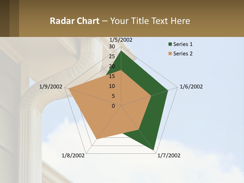 Overhang Flow Drain PowerPoint Template