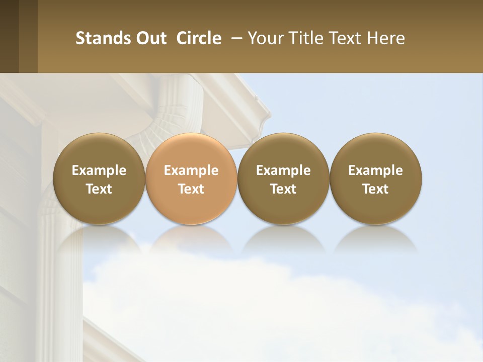 Overhang Flow Drain PowerPoint Template