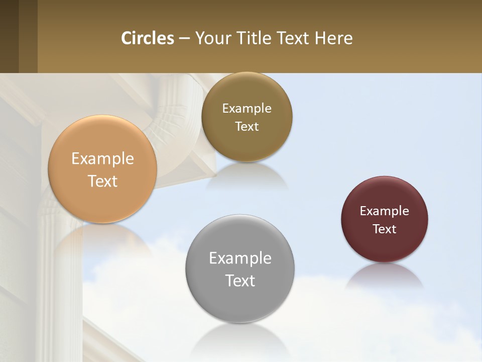 Overhang Flow Drain PowerPoint Template