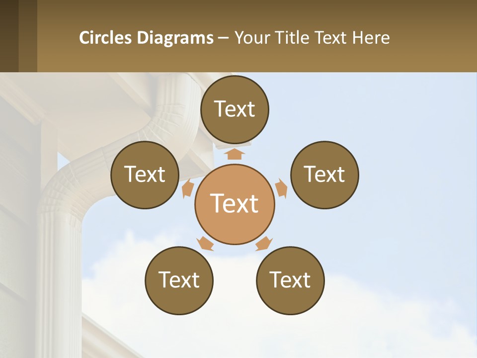 Overhang Flow Drain PowerPoint Template