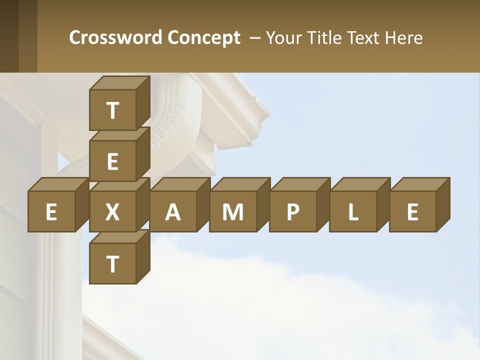 Overhang Flow Drain PowerPoint Template