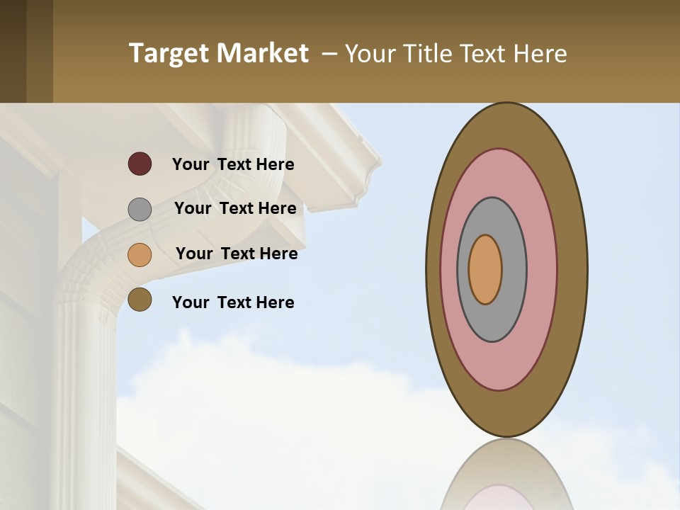 Overhang Flow Drain PowerPoint Template