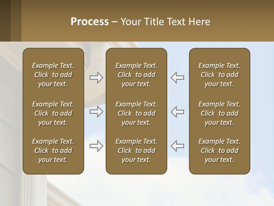 Overhang Flow Drain PowerPoint Template