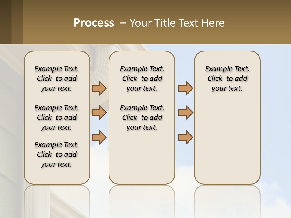 Overhang Flow Drain PowerPoint Template