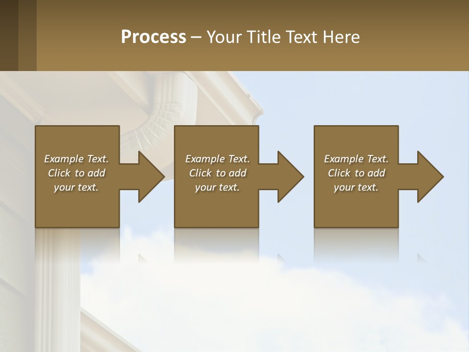 Overhang Flow Drain PowerPoint Template