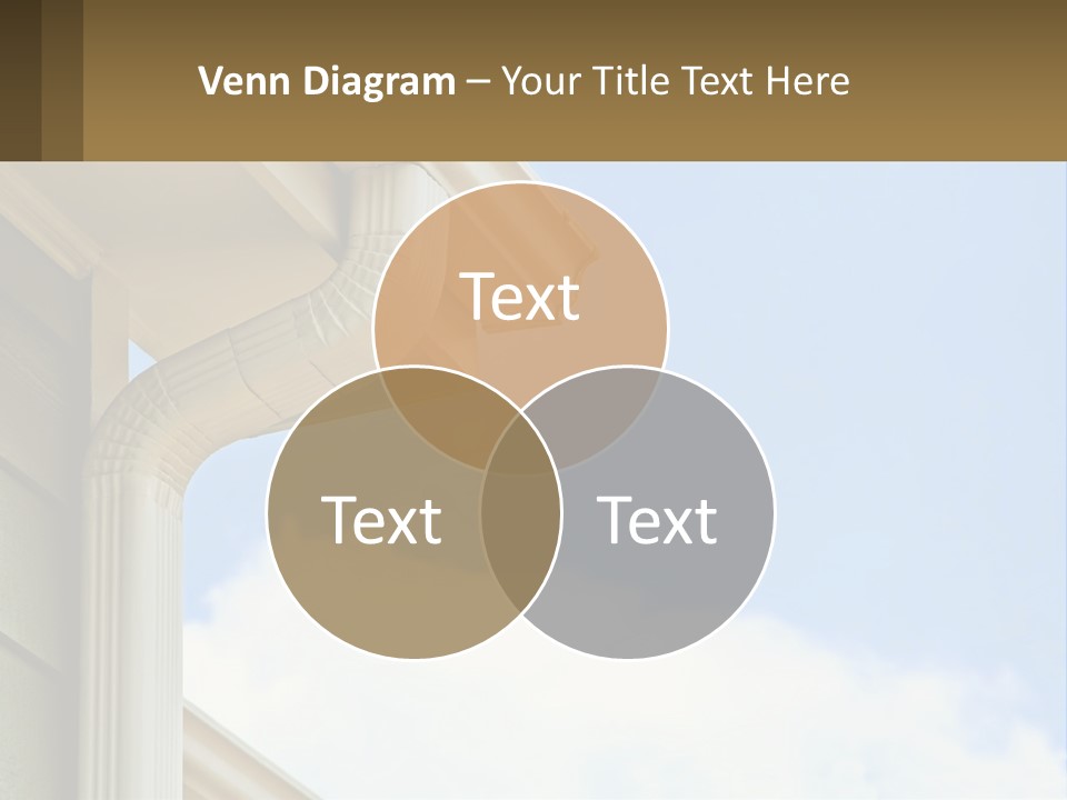 Overhang Flow Drain PowerPoint Template
