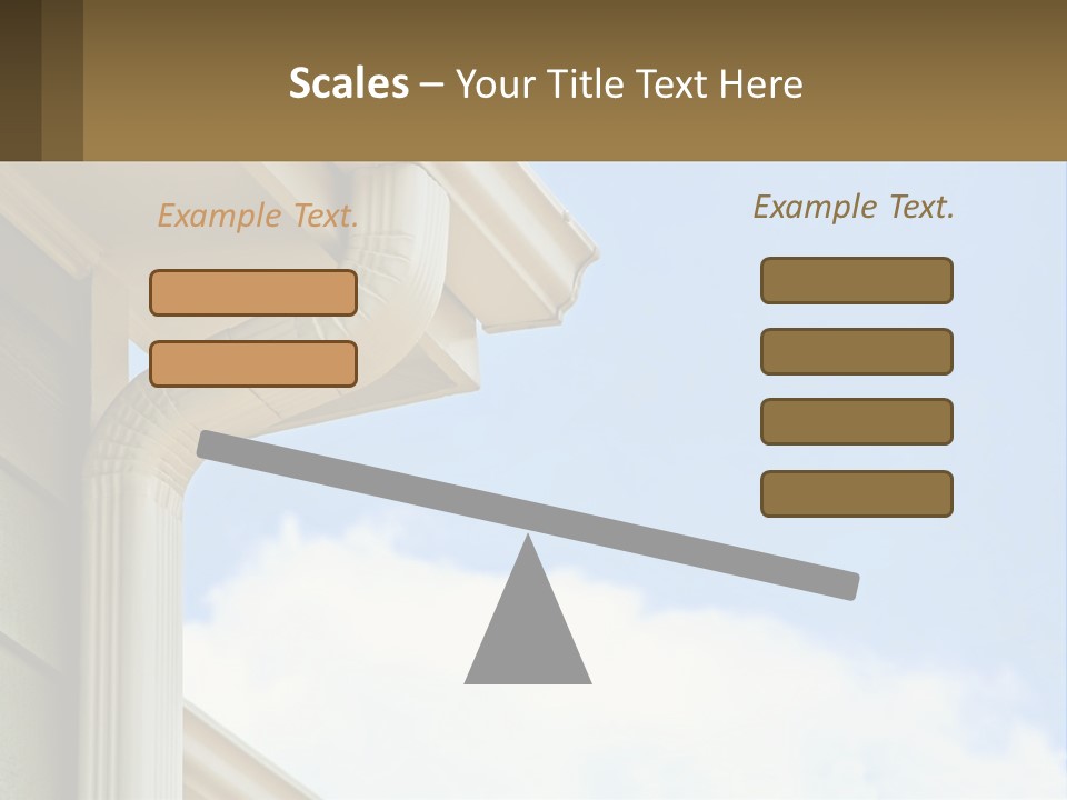 Overhang Flow Drain PowerPoint Template