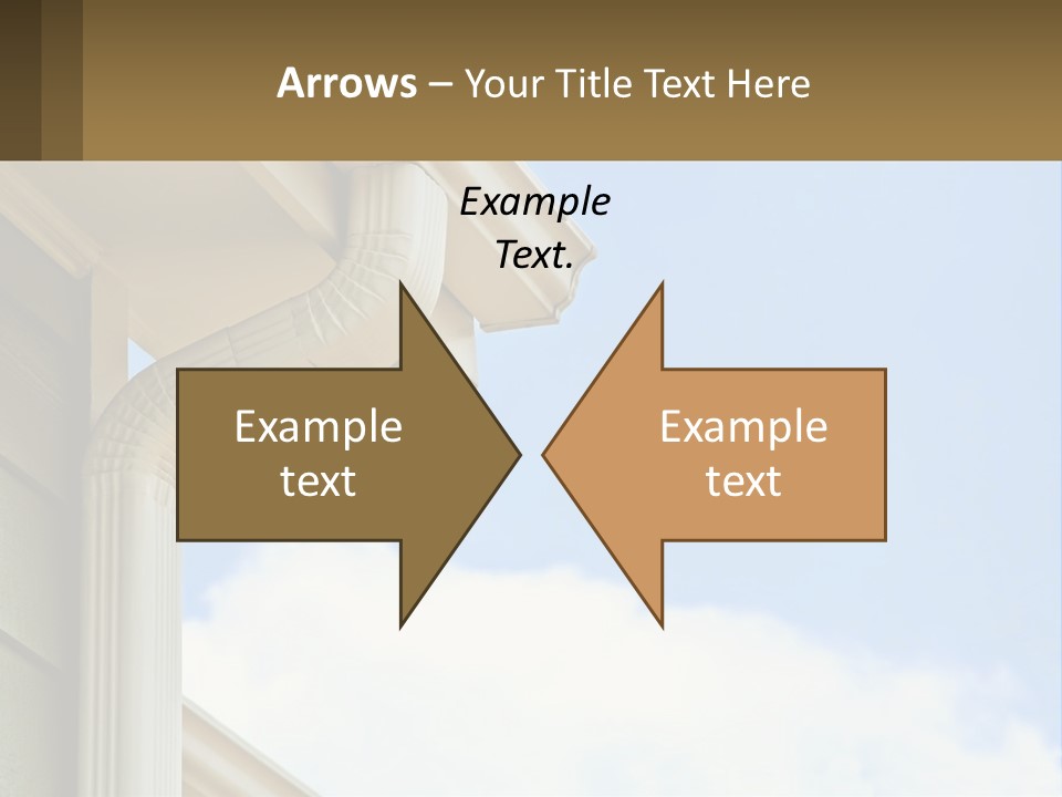 Overhang Flow Drain PowerPoint Template