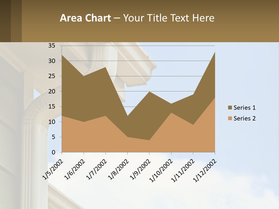 Overhang Flow Drain PowerPoint Template