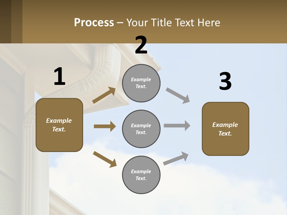 Overhang Flow Drain PowerPoint Template