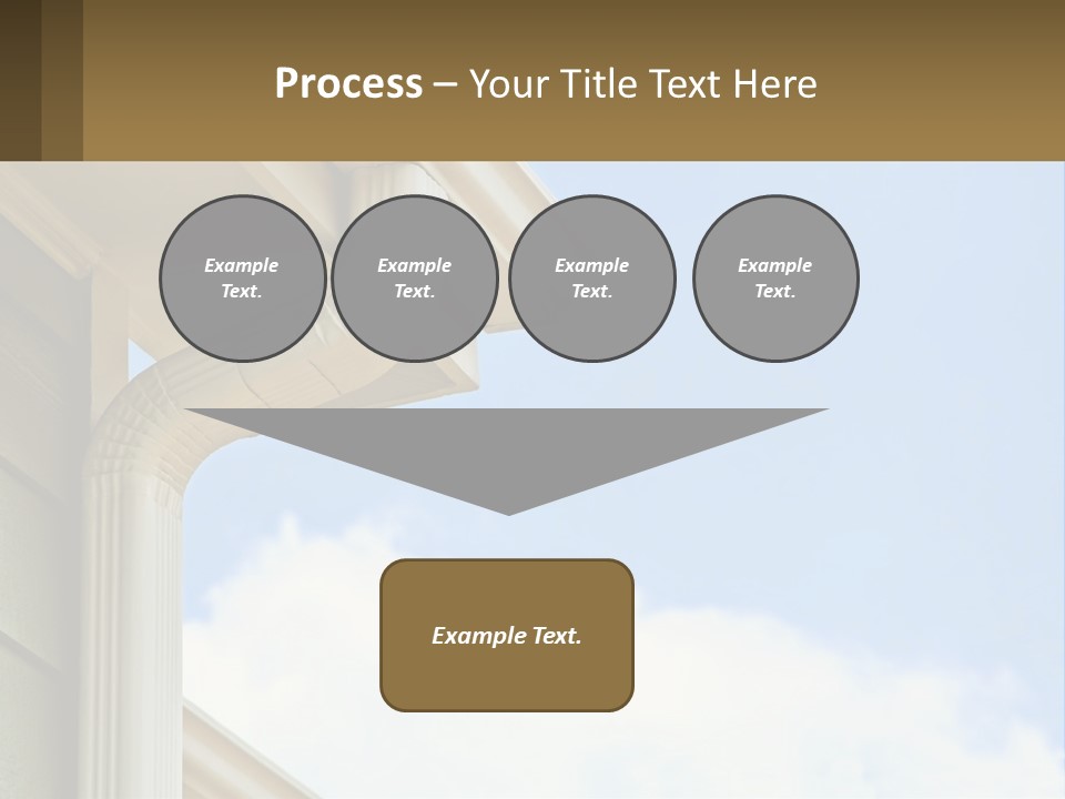 Overhang Flow Drain PowerPoint Template