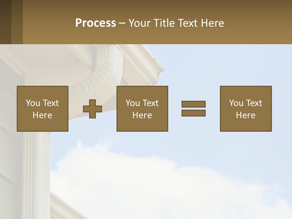 Overhang Flow Drain PowerPoint Template