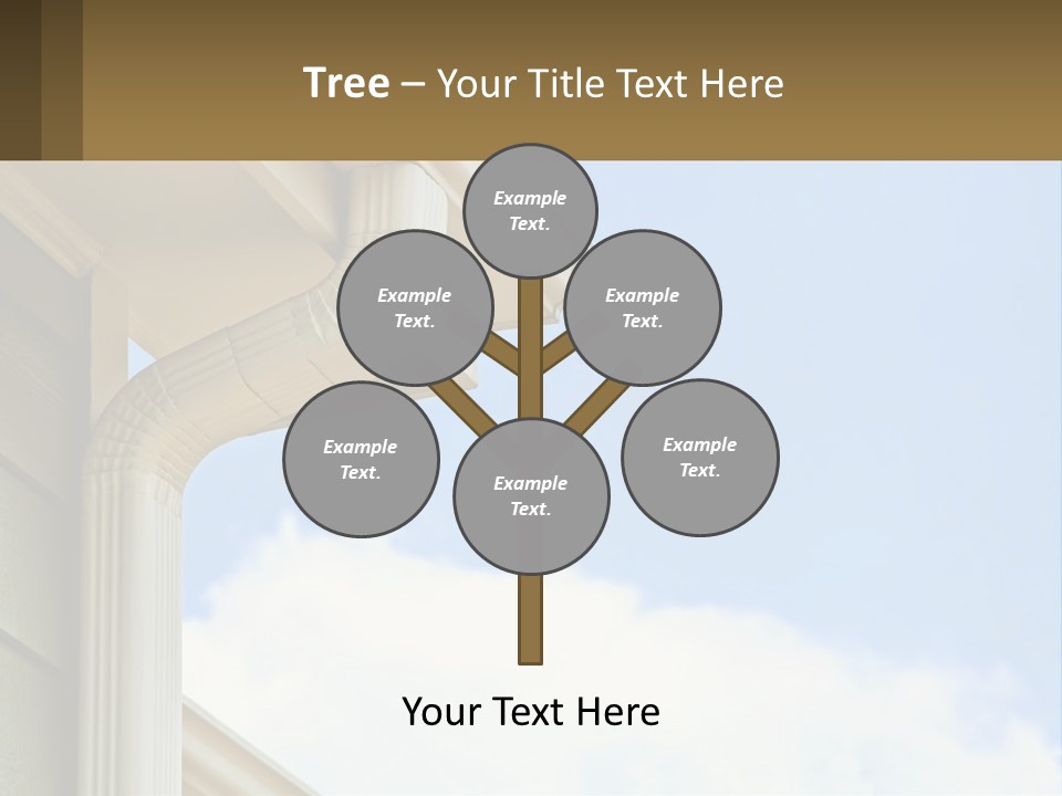 Overhang Flow Drain PowerPoint Template