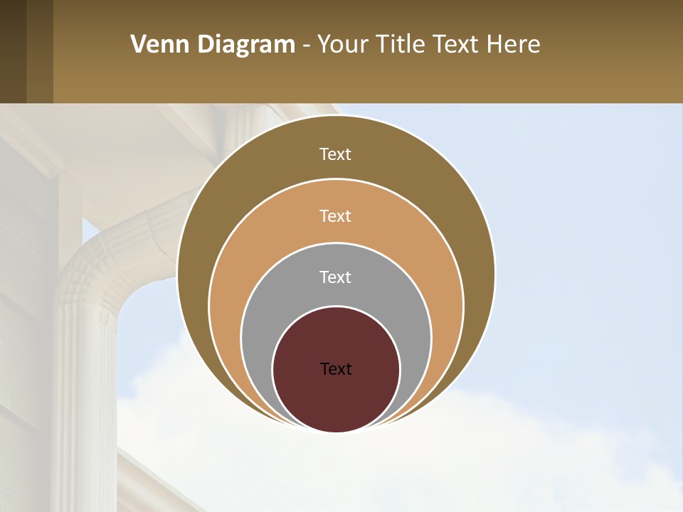 Overhang Flow Drain PowerPoint Template