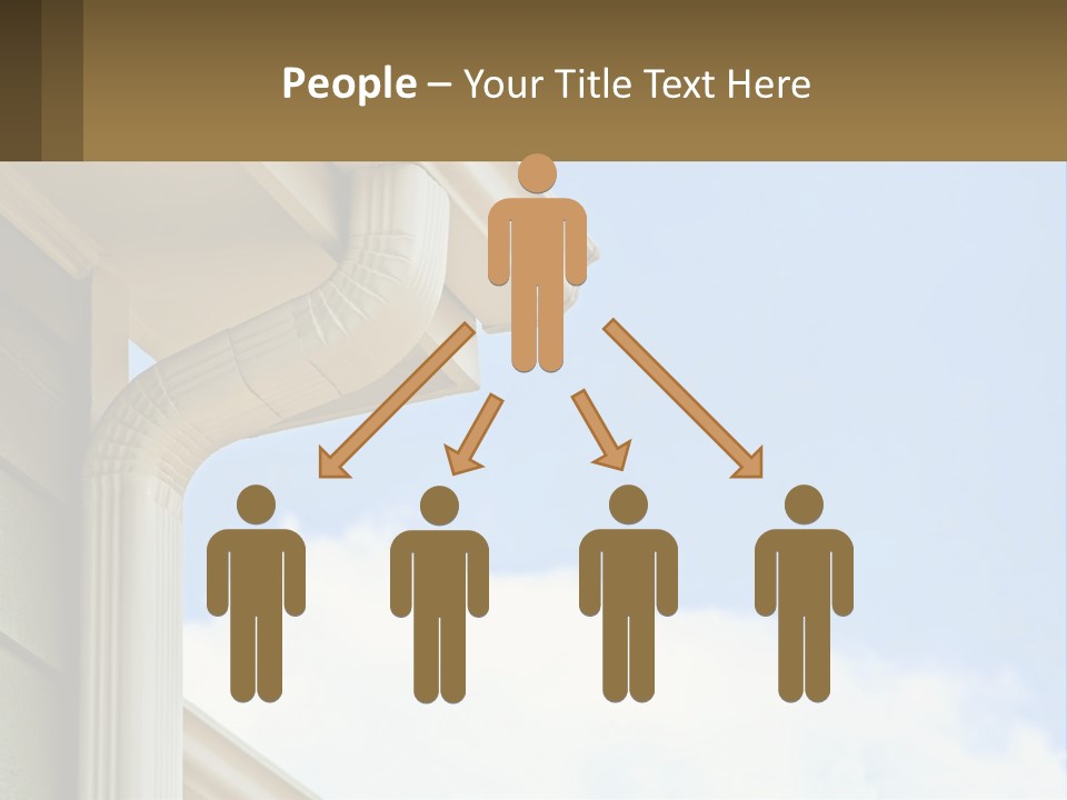 Overhang Flow Drain PowerPoint Template