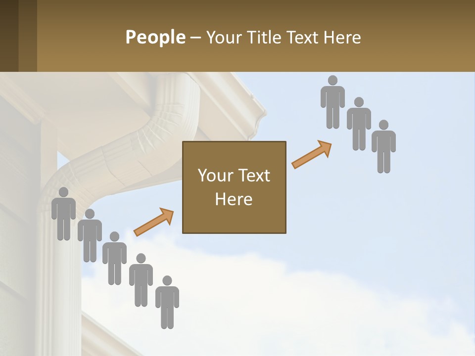 Overhang Flow Drain PowerPoint Template