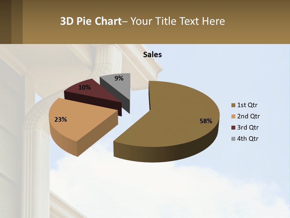 Overhang Flow Drain PowerPoint Template