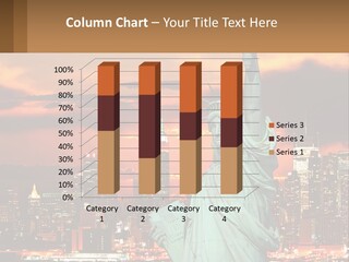 Scenic Statue City PowerPoint Template