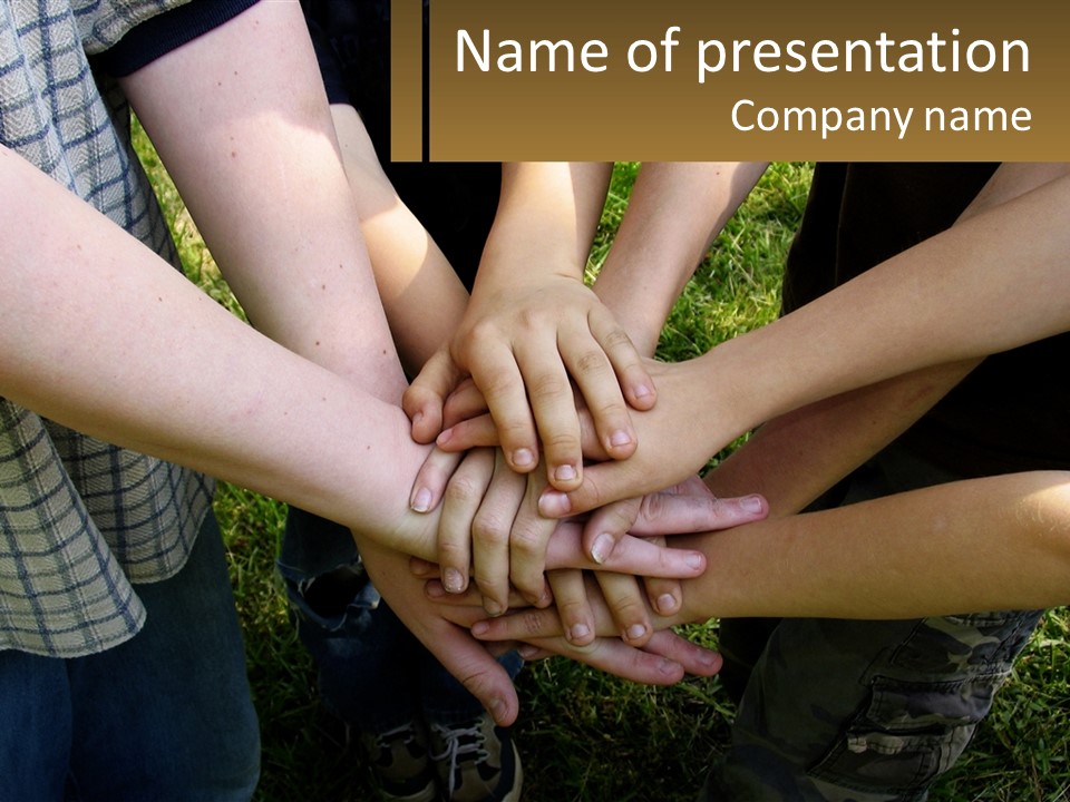 Peace Play Person PowerPoint Template