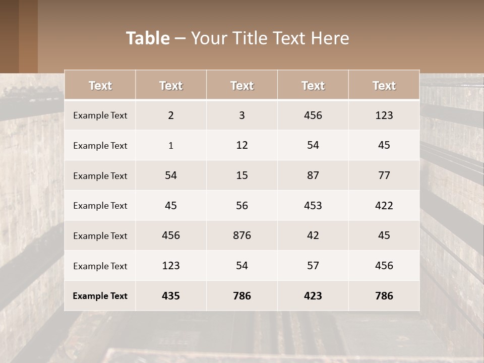 Shaft Counter Car PowerPoint Template