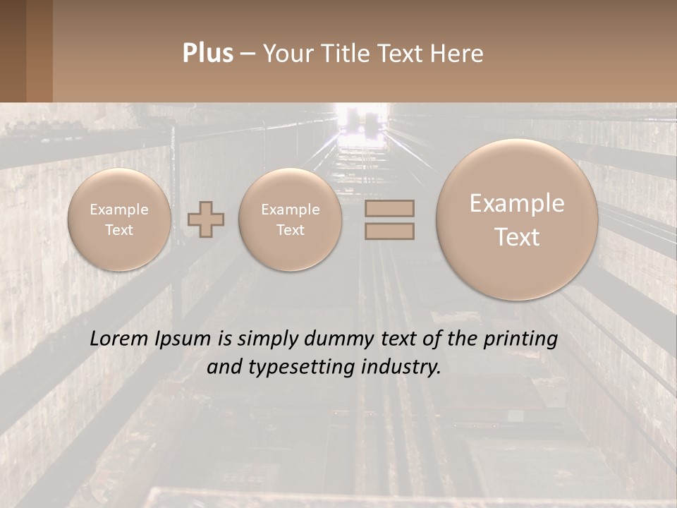 Shaft Counter Car PowerPoint Template
