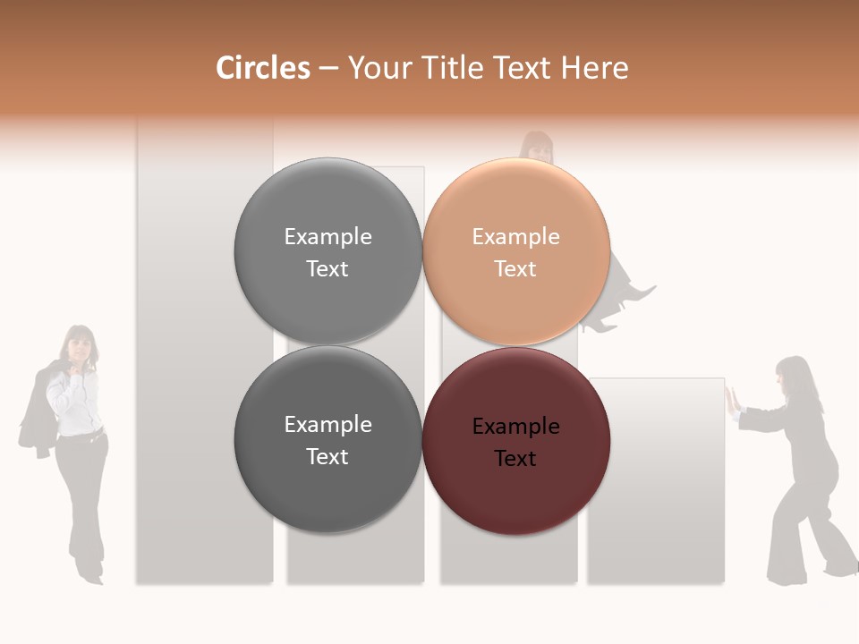 Confidence Businesswoman Sales PowerPoint Template