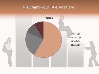 Confidence Businesswoman Sales PowerPoint Template