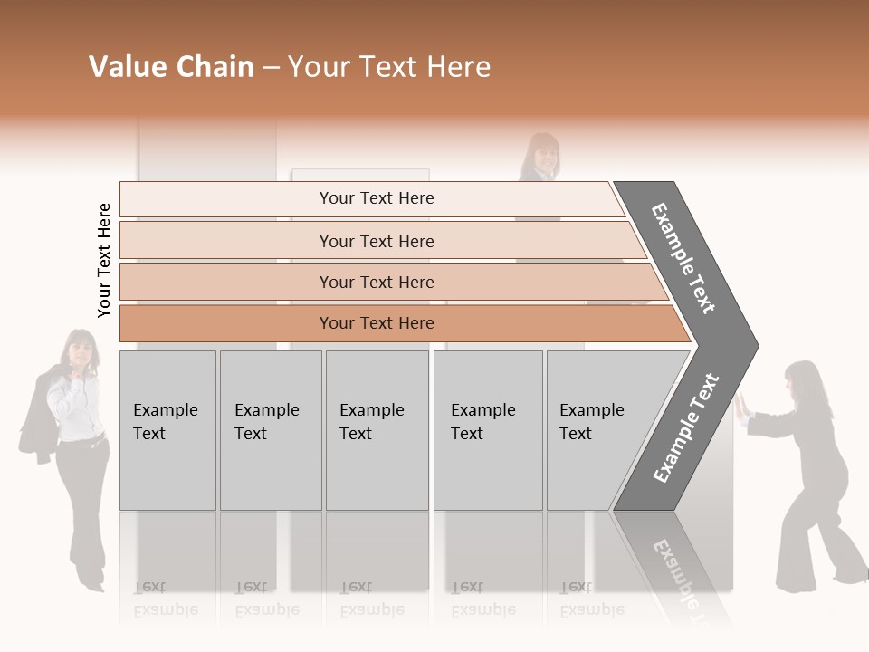 Confidence Businesswoman Sales PowerPoint Template