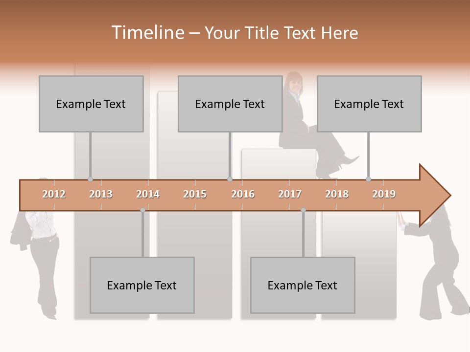 Confidence Businesswoman Sales PowerPoint Template