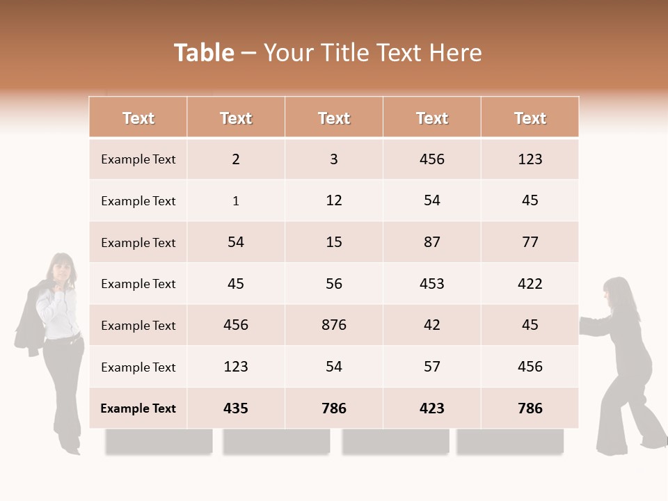 Confidence Businesswoman Sales PowerPoint Template