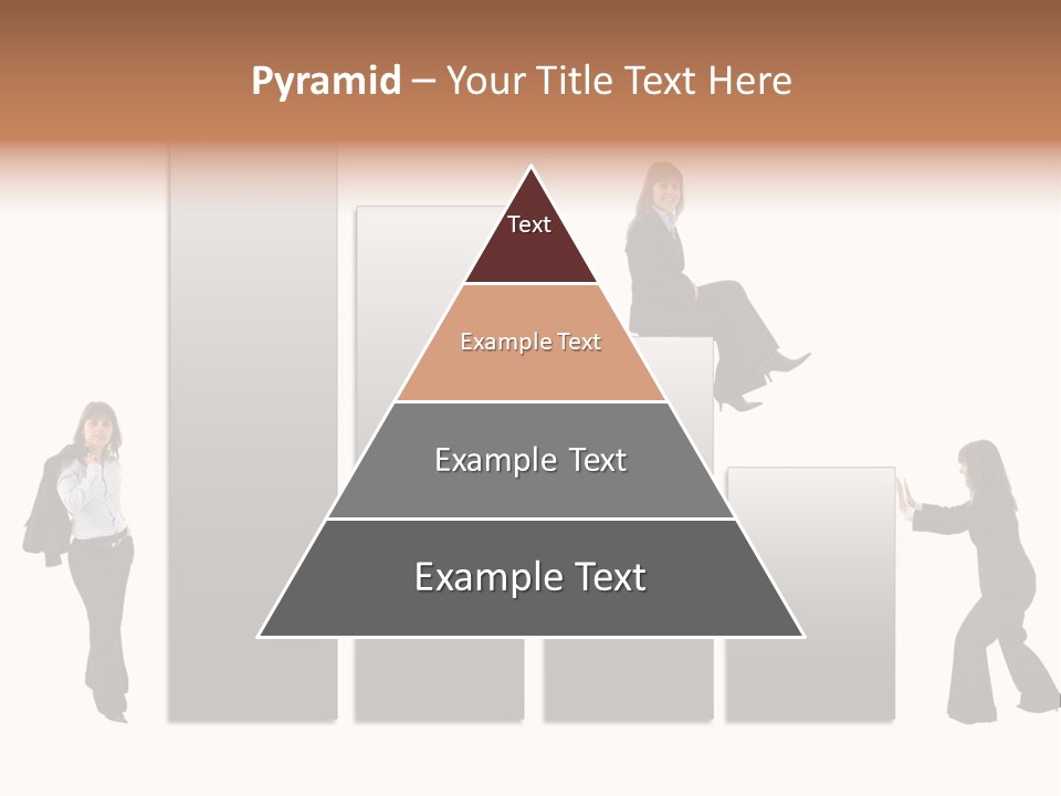 Confidence Businesswoman Sales PowerPoint Template