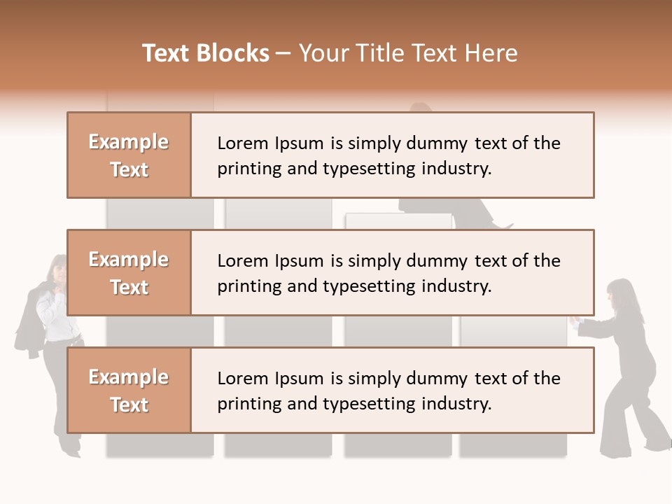 Confidence Businesswoman Sales PowerPoint Template