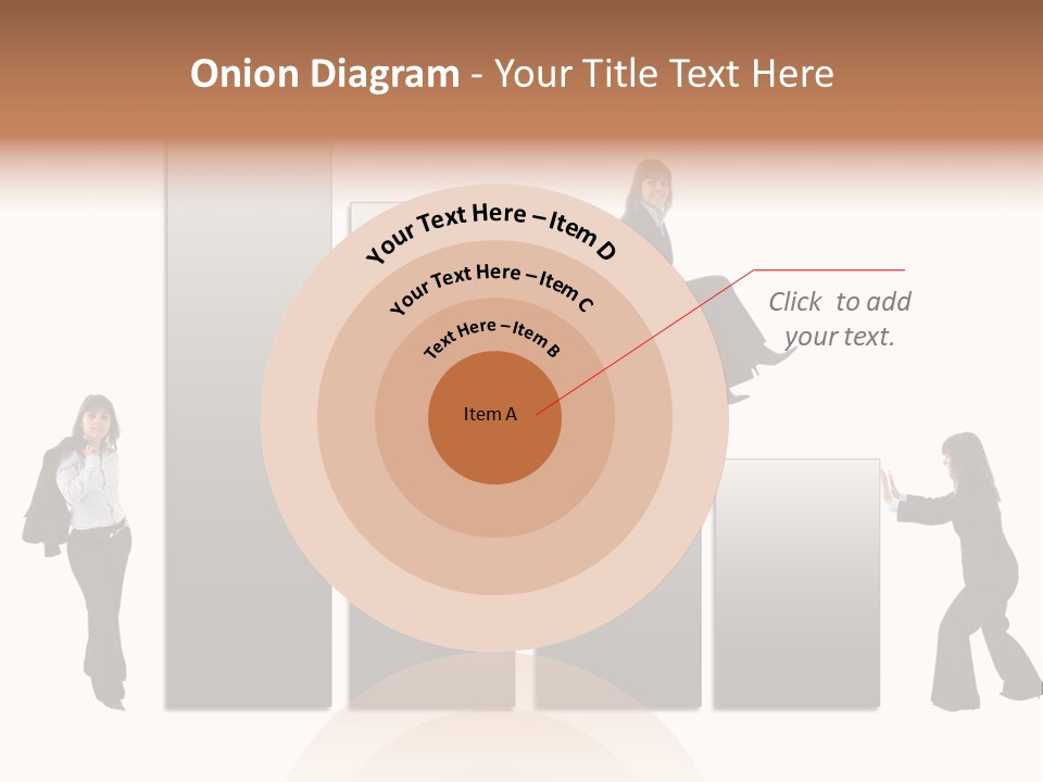 Confidence Businesswoman Sales PowerPoint Template