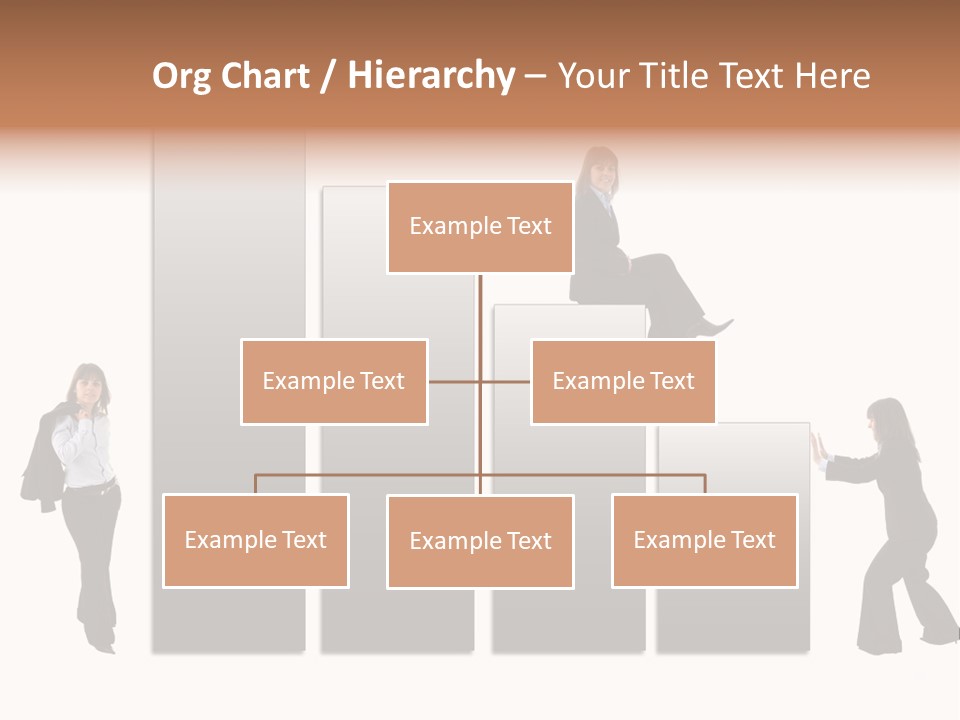Confidence Businesswoman Sales PowerPoint Template