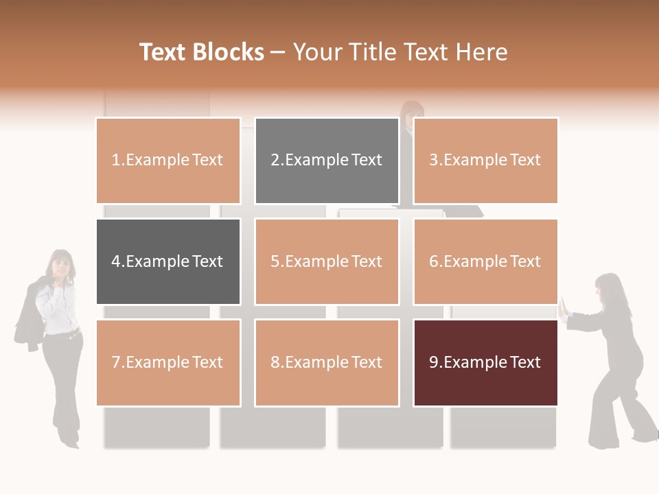 Confidence Businesswoman Sales PowerPoint Template