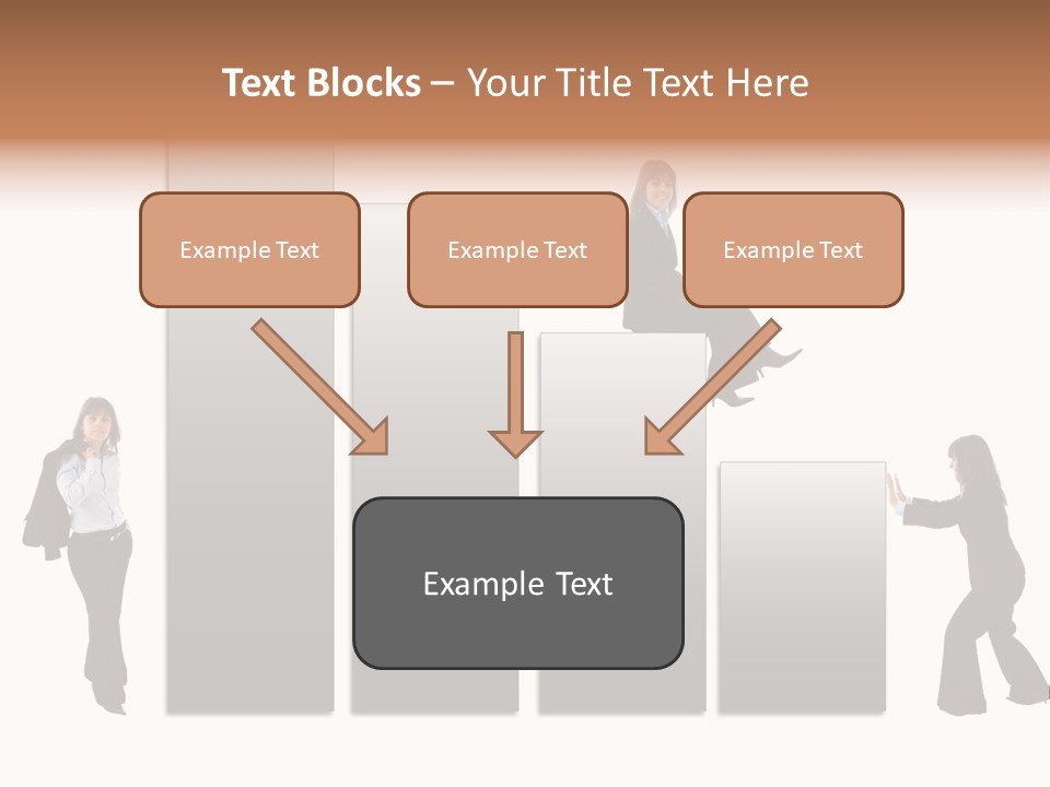 Confidence Businesswoman Sales PowerPoint Template