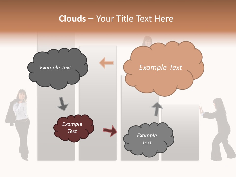 Confidence Businesswoman Sales PowerPoint Template