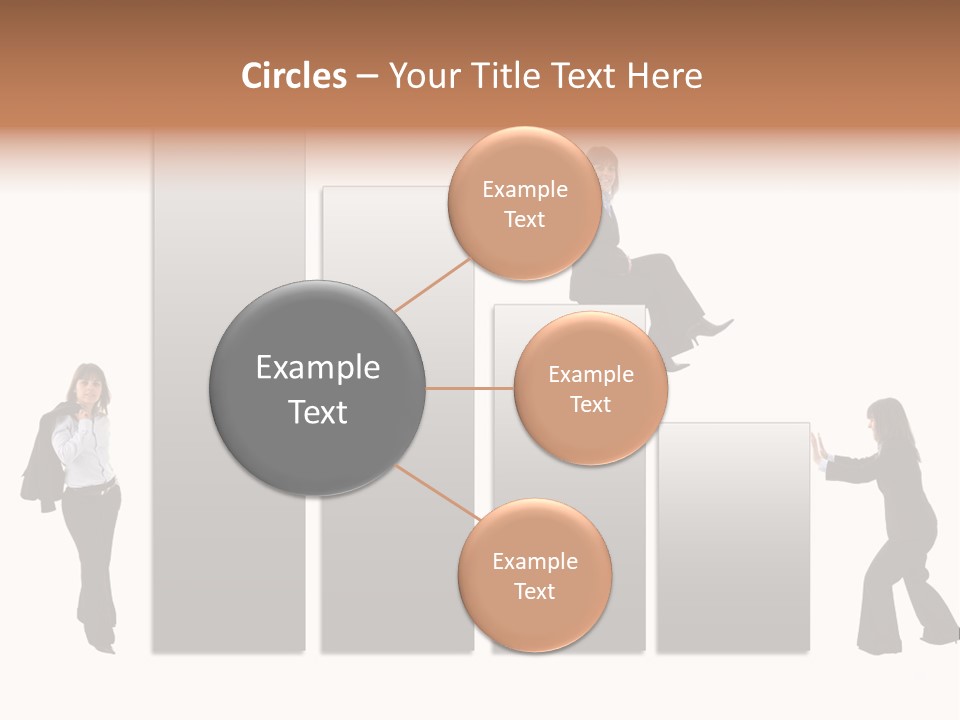 Confidence Businesswoman Sales PowerPoint Template