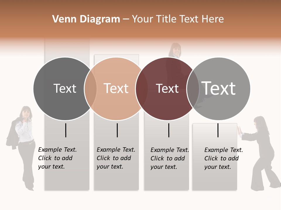 Confidence Businesswoman Sales PowerPoint Template