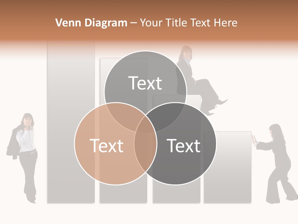 Confidence Businesswoman Sales PowerPoint Template