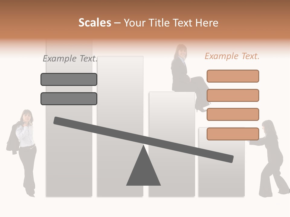 Confidence Businesswoman Sales PowerPoint Template