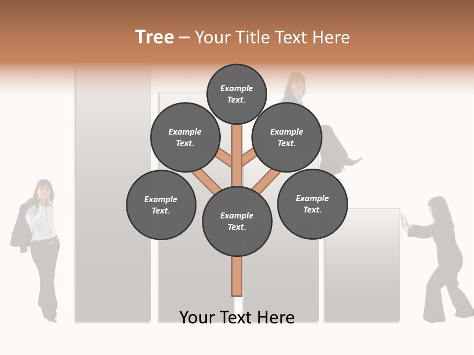 Confidence Businesswoman Sales PowerPoint Template