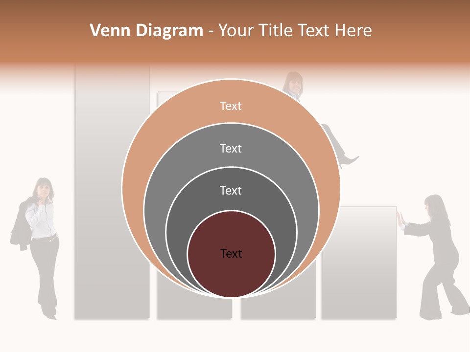 Confidence Businesswoman Sales PowerPoint Template