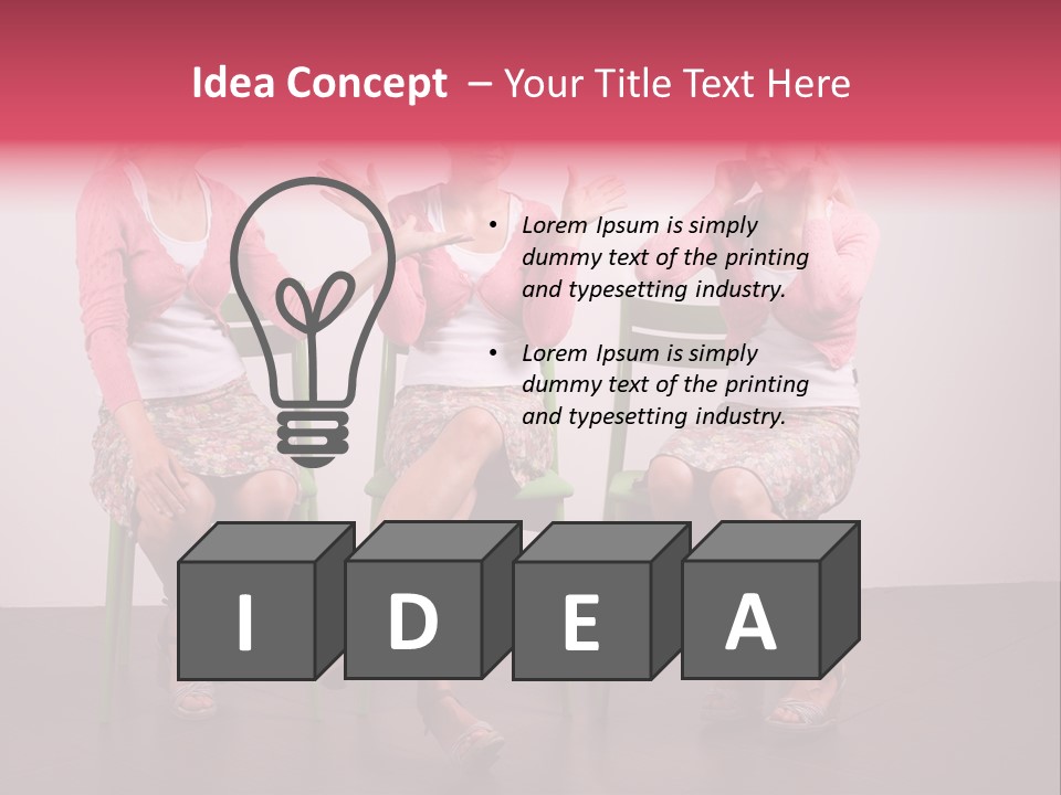 Argue Herself Equal PowerPoint Template