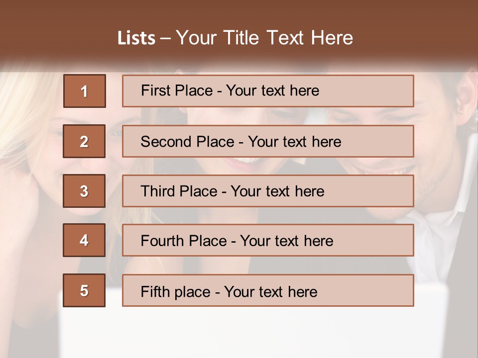 A Group Of People Looking At A Laptop Screen PowerPoint Template
