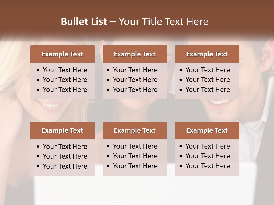 A Group Of People Looking At A Laptop Screen PowerPoint Template