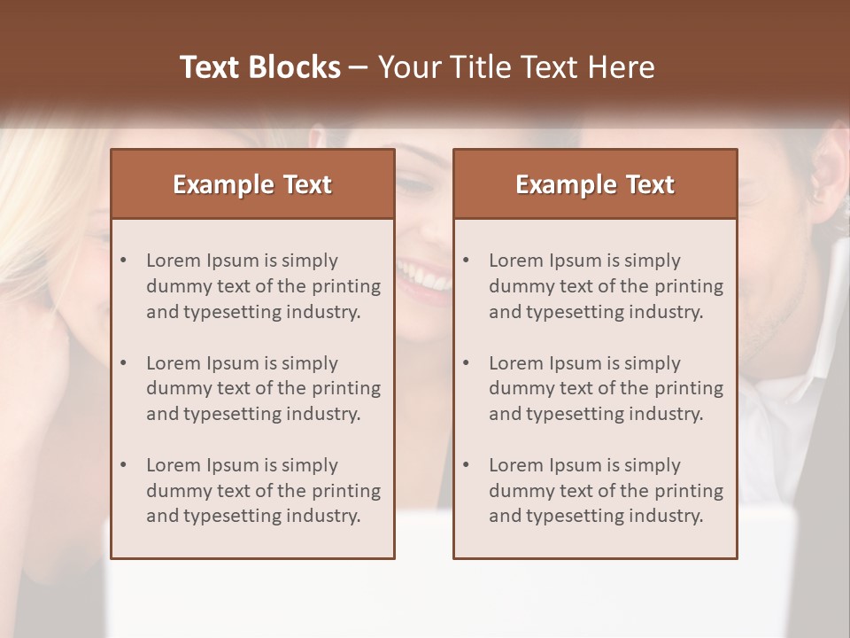 A Group Of People Looking At A Laptop Screen PowerPoint Template